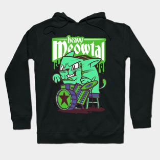 Heavy Metal Cat Hoodie